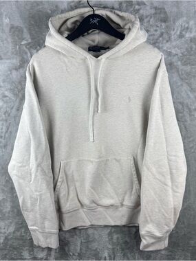Vintage Polo Ralph Lauren  Fleece Hoodie Pullover Pony Mens XL 90s Utility